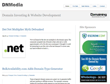 Tablet Screenshot of dnmedia.com